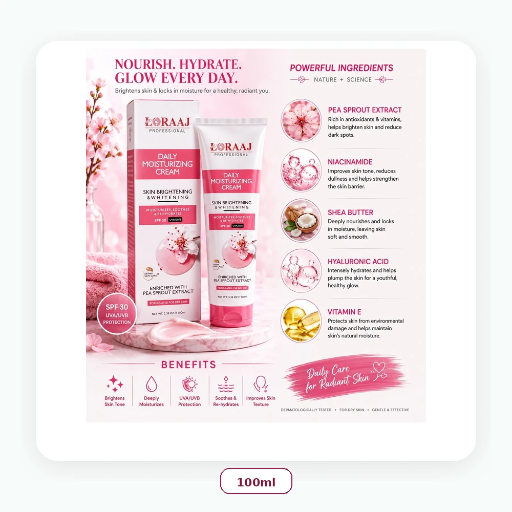 Loraaj Professional Daily Moisturizing Cream 100ml