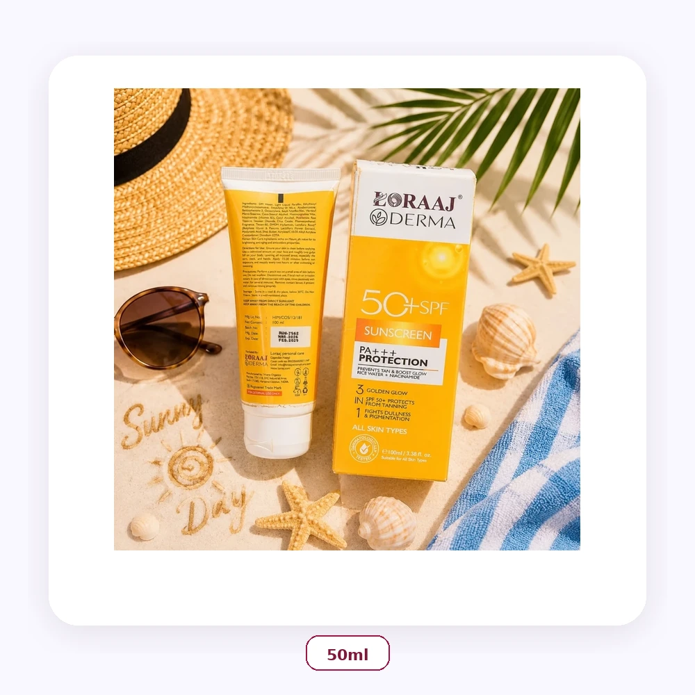 Loraaj Derma SPF 50+ Sunscreen Cream 100ml