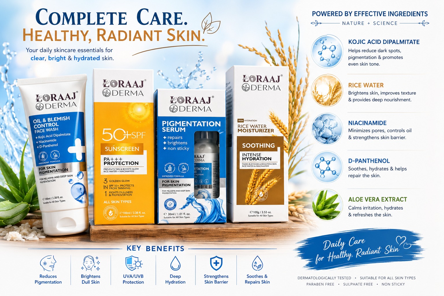Loraaj Derma Complete Care Radtant You Set by LORAAJ DERMA